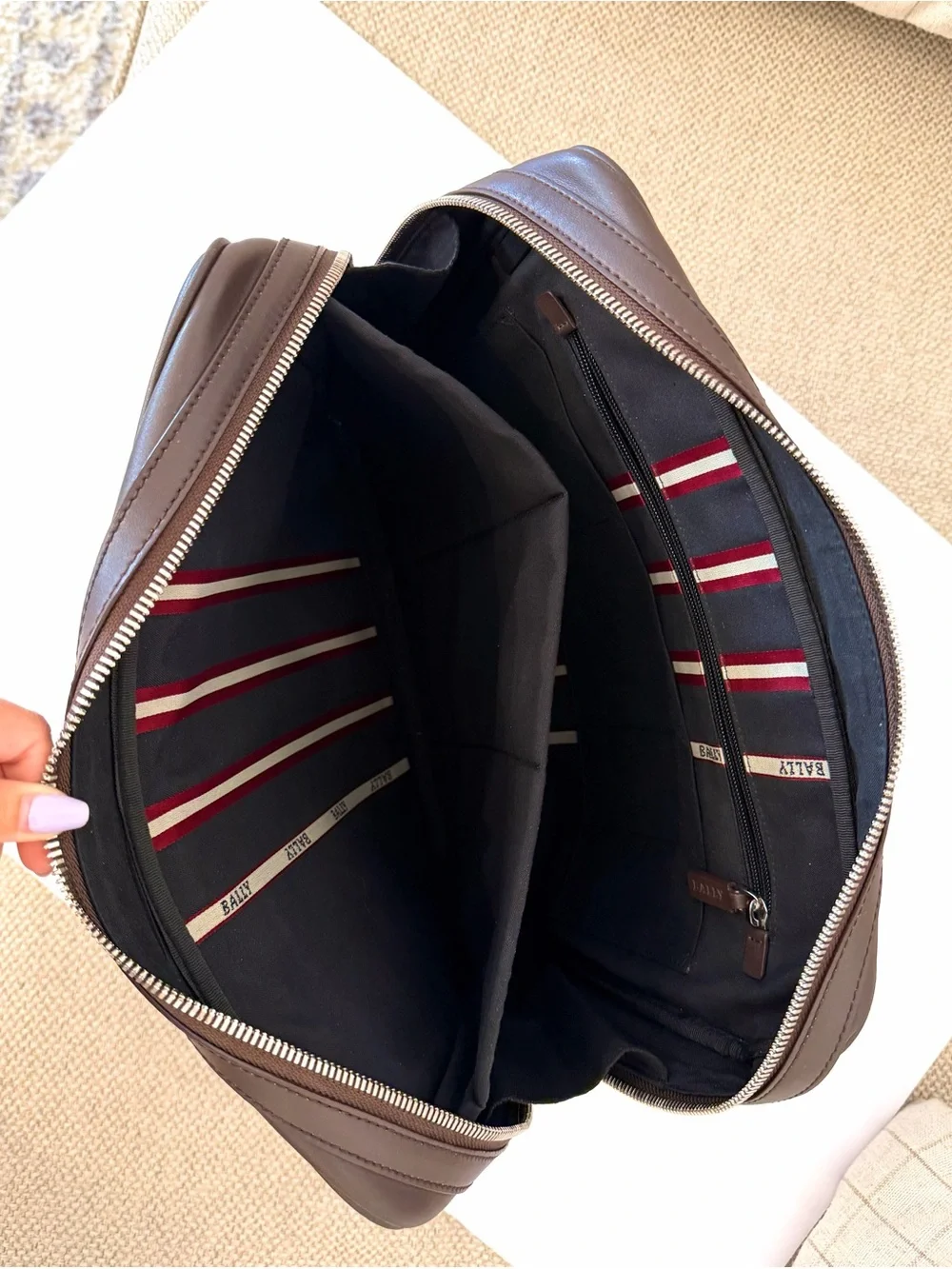 Bally elegant leather